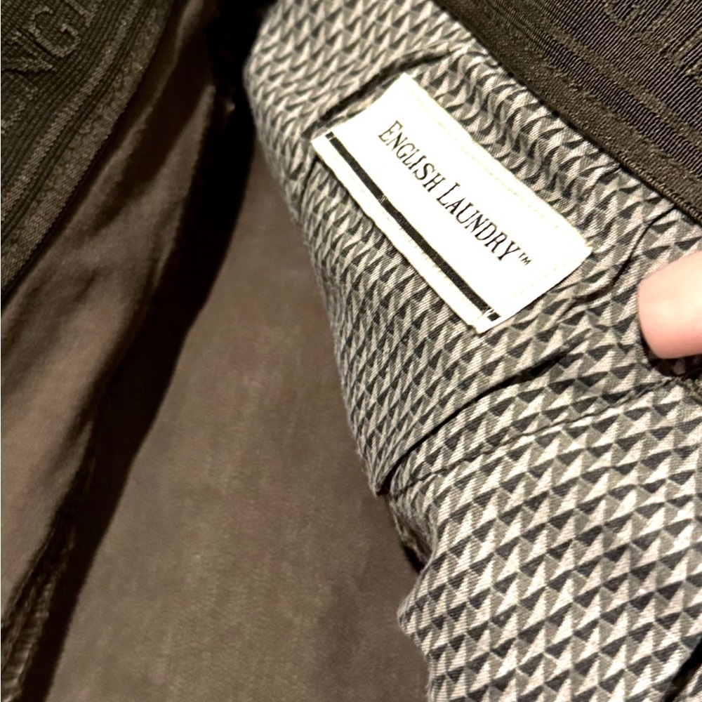 English Laundry Black and Gray Straight Jeans